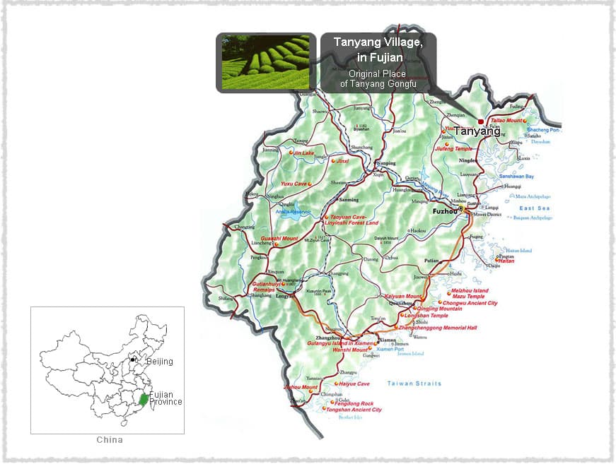 Map of Tanyang