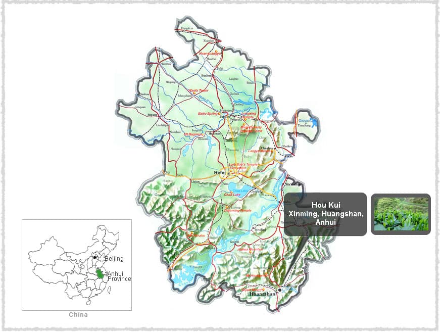 Map of  HouKeng