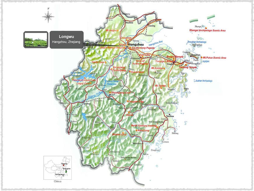 Map of Longwu Hangzhou