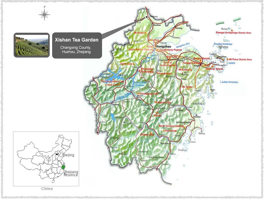 Map of Changxing