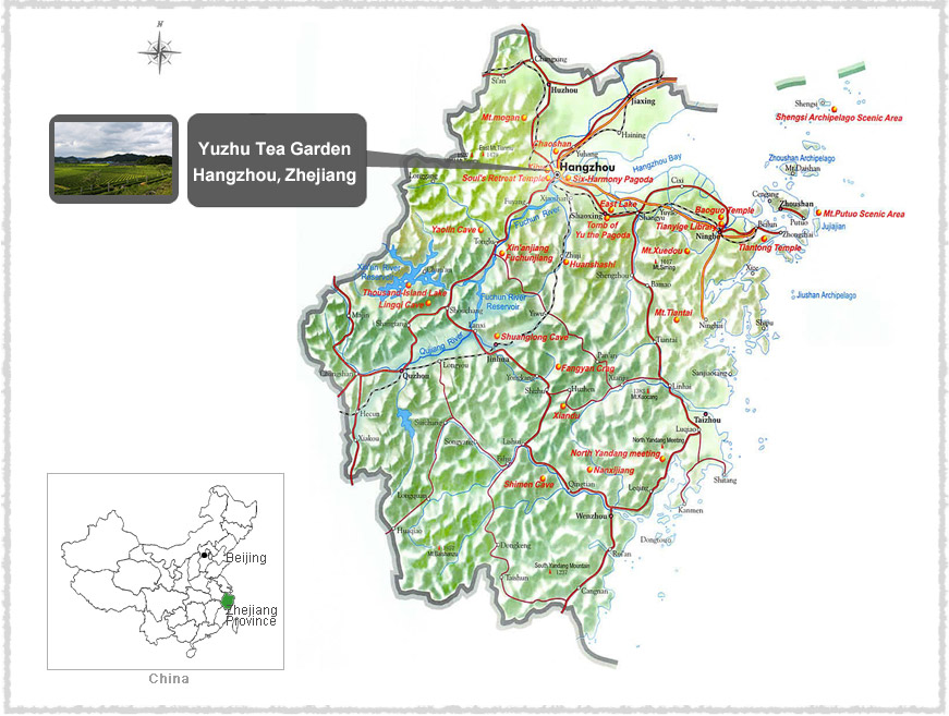 Map of Hangzhou