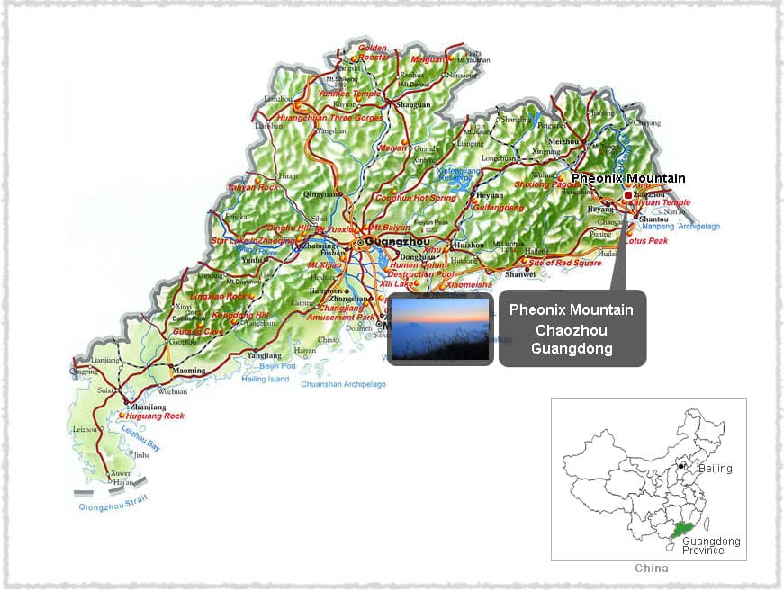 Map of Phoenix Mountain