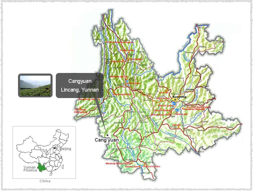 Map Of Cangyuan