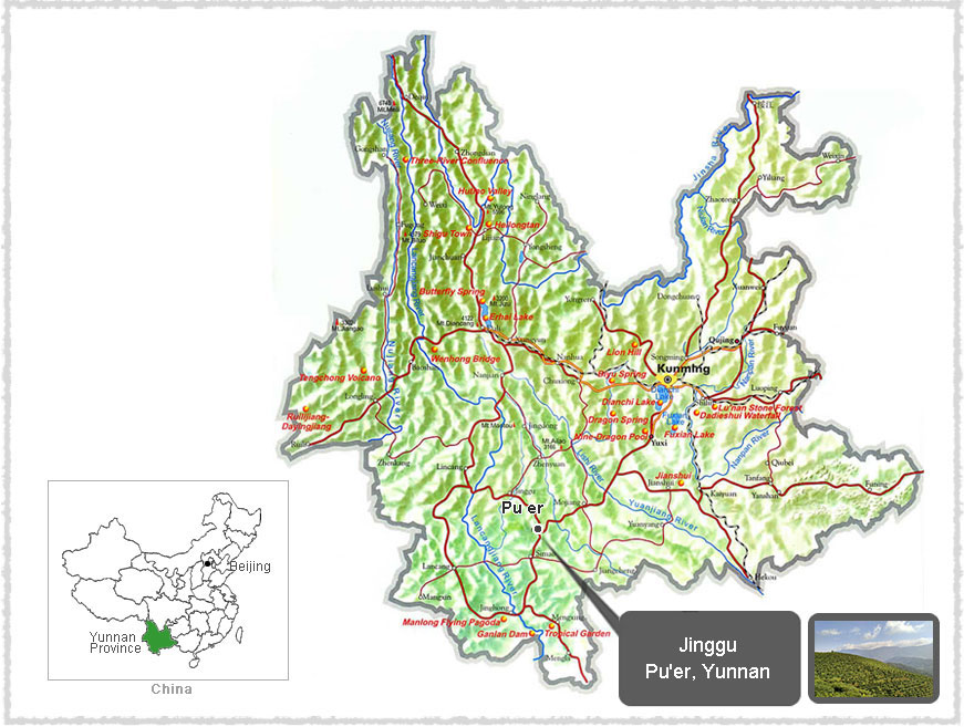 map of puerh