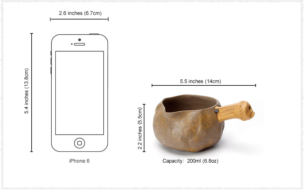 Tea Pitcher Dimensions