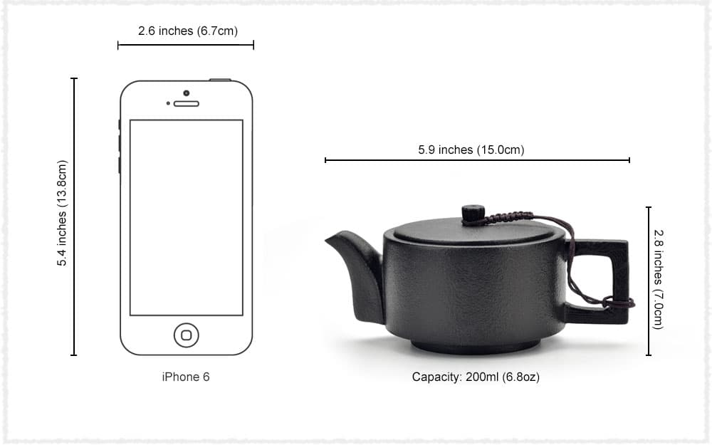 Tea Pot Dimensions