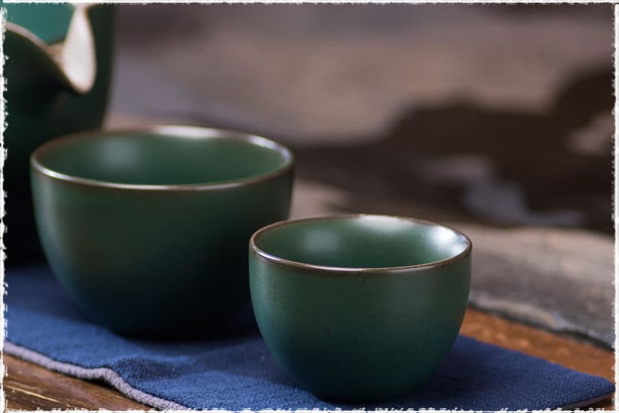 Coarse Pottery Teacups