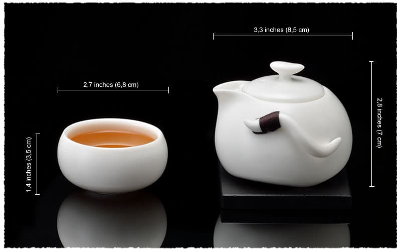 Ding Teaset Dimensions