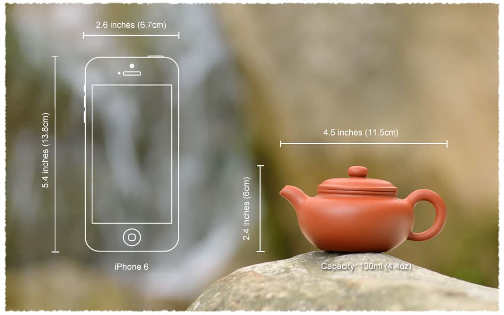 Fanggu Teapot Dimensions 1