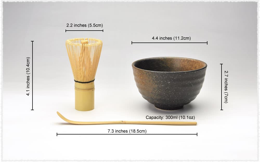 Matcha Teaset Dimensions