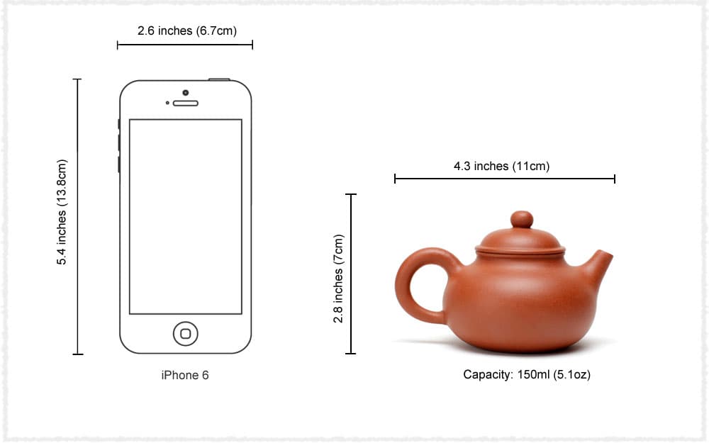 Rongtian Teapot Dimensions 1
