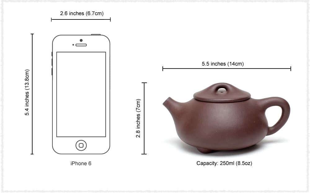 Shipiao Teapot Dimensions