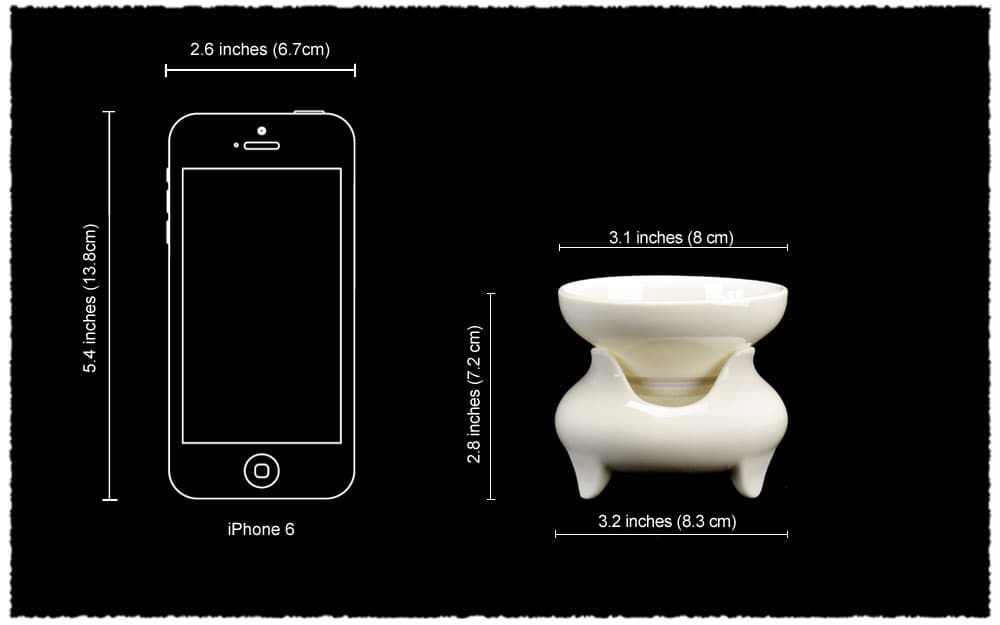 Tea strainer Dimensions